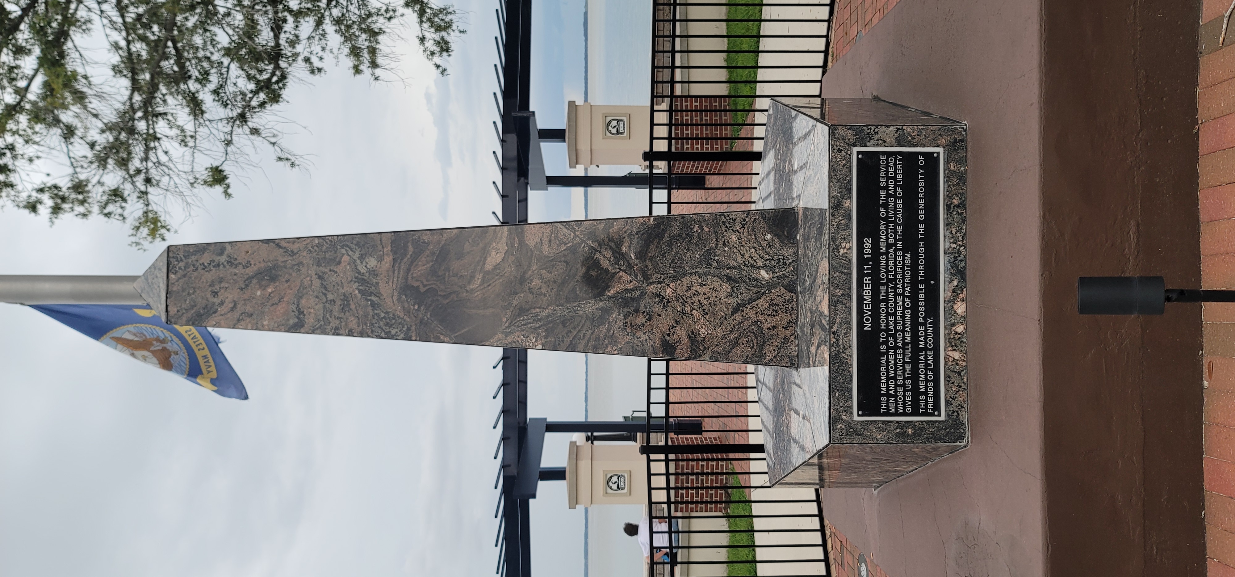 The Veteran’s Memorial at Ferran Park